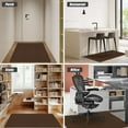 thumbnail image 4 of Office Chair Mat for Hardwood Floor, 48"x36" Computer Chair Rug, Under Desk Mat, Large Anti-Slip Floor Protector for Home Office, Brown, 4 of 8