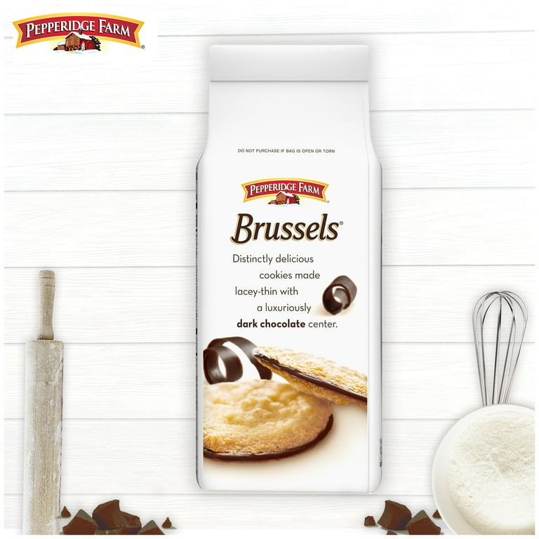 Pepperidge Farm Gourmet Sweet Brussels Dark Chocolate Lace Cookies