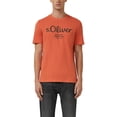 thumbnail image 2 of s.Oliver Camiseta hombre - Basic, estampado logo, cuello redondo, algodón Rojo claro 2XL (XX-Large), 2 of 4