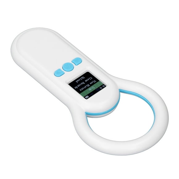 Animal ID Scanner, Pet Microchip Reader 134.2Khz 800mAh Battery 0-80m Wireless Range for Resource Management