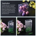 thumbnail image 4 of Uxcell Plastic Retail Boxes 23x23x120mm with Protective Film Clear for Candy 20 Pack, 4 of 4