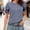 c01Blue, variant on Fashion Printed Blouses for Women Puff Sleeve Round Neck T Shirts with Smocked Cuff Short Sleeve Womens Tops Black XXL