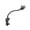 9cm, variant on 360 Degree Clamp With Flexible Gooseneck For Camera Light And Microphone Mount
