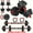 30LBS (15LBS Pair), variant on Adjustable 20/30/70/90lbs Dumbbell Set - 4-in-1 Cast Iron Free Weights for Kettlebell/Barbell/Push-Up, Home Gym Gift for Men & Women