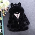 thumbnail image 3 of Winter Coats For Kids Kids Fleece Jacket Cute Bear Coats Zipper Hoodie Winer Clothes 4-5 Years, 3 of 3
