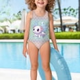 thumbnail image 3 of Yuyamidu Girls Sparkle Swimsuits Cute Axolotl Athletic Competition Bathing Suit Quick Dry Beach Swimwear Sleeveless Gymnastics Leotards, 3 of 7