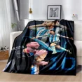 thumbnail image 1 of Manta de franela de fútbol superstar para adultos y niños, manta portátil para decoración de sofá y cama, regalo, l-leo, messi-i, 1 of 5