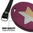 thumbnail image 4 of Steven Universe Garnet Star Round Leather Luggage Card Suitcase Carry-On ID Tag, 4 of 6