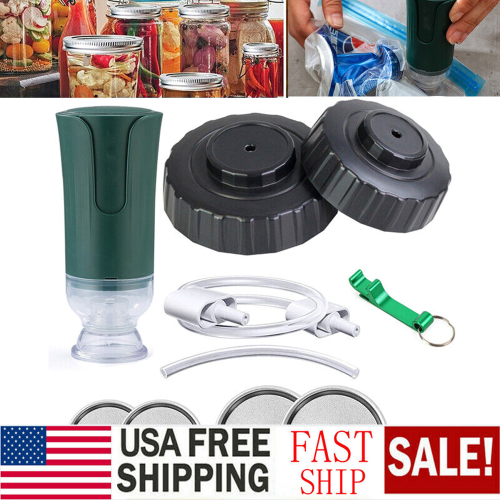 MDHAND 10pcs/set Electric Jar Vacuum Sealer Accessory Hose FoodSaver Machine Vacuum Sealer