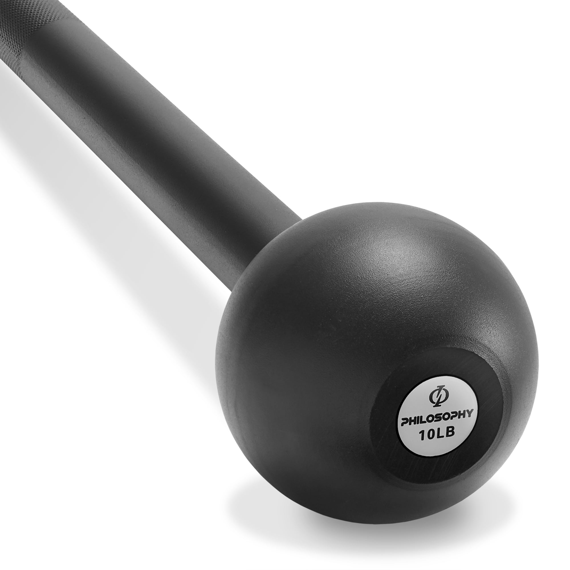 Philosophy Gym Steel Mace Bell 10 LB, Mace Club for Strength Training, Functional Full Body Workouts