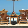 thumbnail image 3 of Gymax 40 lbs Patio Round Umbrella Weighted Base Heavy-Duty Table Market Stand Outdoor, 3 of 10
