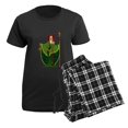 thumbnail image 5 of CafePress - St. Brigid Of Ireland Women's Dark Pajamas - Women's Short Sleeve Print T-Shirt and Pants Dark Cotton Pajama Set, 5 of 7