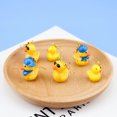 thumbnail image 5 of Pendientes de pato amarillo tridimensionales de moda, joyería de pato genial, pendientes de gancho para la oreja con animales de dibujos animados, material liviano, 5 of 5