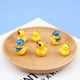 thumbnail image 2 of Pendientes de pato amarillo tridimensionales de moda, joyería de pato genial, pendientes de gancho para la oreja con animales de dibujos animados, material liviano, 2 of 6