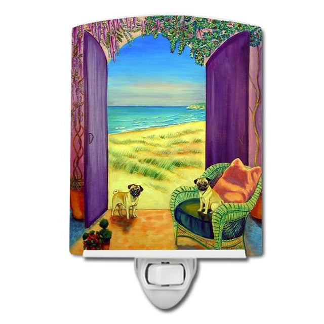 Carolines Treasures 7183CNL Pug Ceramic Night Light