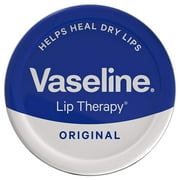 Vaseline Lip Therapy Lip Balm Tin Original 0.6 oz