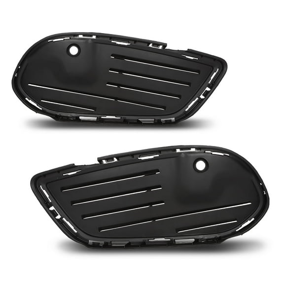 Front Bumper Fog Grille Cover 2Pcs Fit For 2015-2018 Mercedes Benz C-Class W205