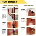 thumbnail image 6 of Door Anchor Strap and Resistance Bands for Working Out with Handles, Strength  Equipment Exercise Bands for Full  Workout, Non-Slip Multi Point Attachment for  Gym Fitness, 6 of 6