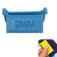 thumbnail image 1 of Clip-On Sewing Ruler, Hand Edge Stitch Lock and Sewing Gauge for Even Stitches, Quilting Templates, Straight Even Needle Gauge Templates Tool for Embroidery Fabric Patchwork, 1 of 8