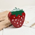 thumbnail image 3 of Mini bolso lindo fruta paja bolso cruzado tejido verano playa viaje bolso de hombro bolsa de teléfono monedero, 3 of 5