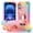 Colorful rose gold, variant on Kryonix for iPhone 17 Pro Max Case with Ring Holder,Durable Military-Grade Rugged Shock-Absorbing Silicone Rubber Protective Case with 360° Rotating Kickstand for Women and Girls