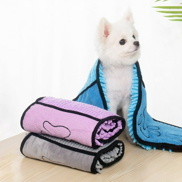 Xihbxyly Toalla de Secado para Perros, Microfibra Superabsorbente, Secado Rápido y Suave, Fácil de Usar para Baño y Exteriores, Lavable a Máquina, Apta para Perros Pequeños, Medianos y Grandes, Tamañ