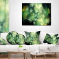 thumbnail image 4 of Designart Perfect Green Starry Sky - Abstract Throw Pillow - 12x20, 4 of 5