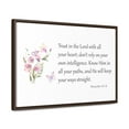thumbnail image 2 of Scripture Sign, Bible Verse Sign, Trust in the Lord, Proverbs 3:5-6, 2 of 5