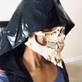 thumbnail image 4 of Scary Halloween Skeleton Face Cover Material de Látex Suave y Elástico Resistente a Desgarros Talla única Perfecto para Cosplay y Halloween ANGGREK Otros, 4 of 8