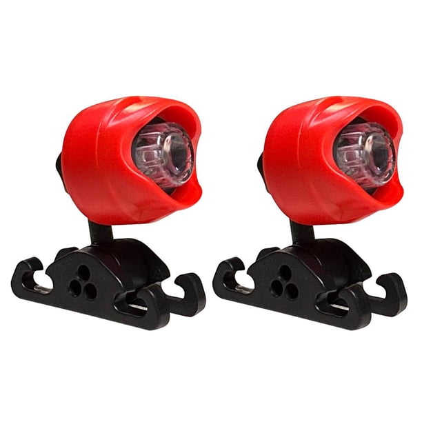 1 par de faros delanteros superbrillantes para conducción nocturna al aire libre (rojo)