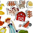 thumbnail image 4 of Buddy & Barney: Farm Bath Time Stickers - 19 Reusable Foam Stickers, Mesh Storage Bag, Animal Scene, Fun Tub & Water Toy, Toddlers & Kids Age 3+, 4 of 5