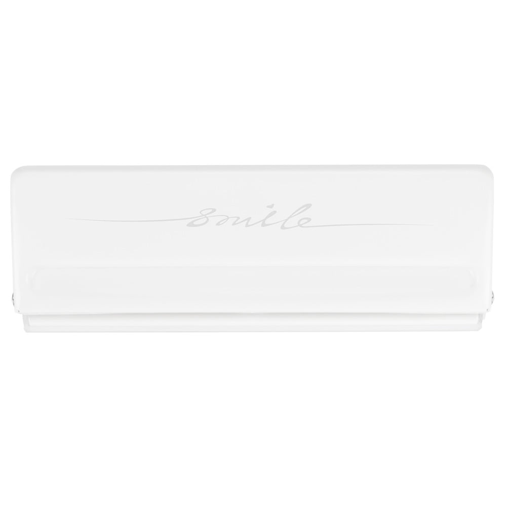White Hole Puncher For Mini Pocket Compatibility, Die-cut Two Pages At Once, Non-slip Bottom Pad Ensures Stability During Use, Pitch Increases Or Decreases By 19mm Per Move