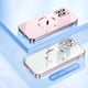 thumbnail image 1 of Para Magsafe funda de carga inalámbrica magnética para iPhone 14 Plus 13 12 11 Pro Max funda protectora de lente de silicona transparente de lujo Tan Jianjun unisex, 1 of 2