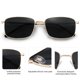 thumbnail image 3 of Gafas de sol SOJOS Retro Vintage Rectangulares Polarizadas SJ1215, 3 of 5