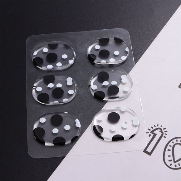Hytrove 6Ud Tapete Silencioso Para Batería Con De Gel Autoadherente De Silicona Multicolor