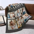 thumbnail image 3 of AISENIN Personalized Picture Blankets Custom Blanket with Picture Personalized Blanket Personalized Father's Day Gifts, 3 of 5
