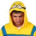 thumbnail image 3 of Despicable Me Hoodie Men's Minion Full-Zip Costume Hooded Sweatshirt, 3 of 5
