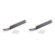 thumbnail image 3 of Matsuzay Leather Skiver Stable Performance Safety Beveler Professional Alloy Accessory Handmade Household DIY Leathercraft Tools Supplies negro 2piezas, 3 of 6