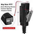thumbnail image 5 of Earpiece Acoustic Tube Radio Ear Piece Two Way Headset With Mic Apx6000 Apx4000 Apx7000, 5 of 5