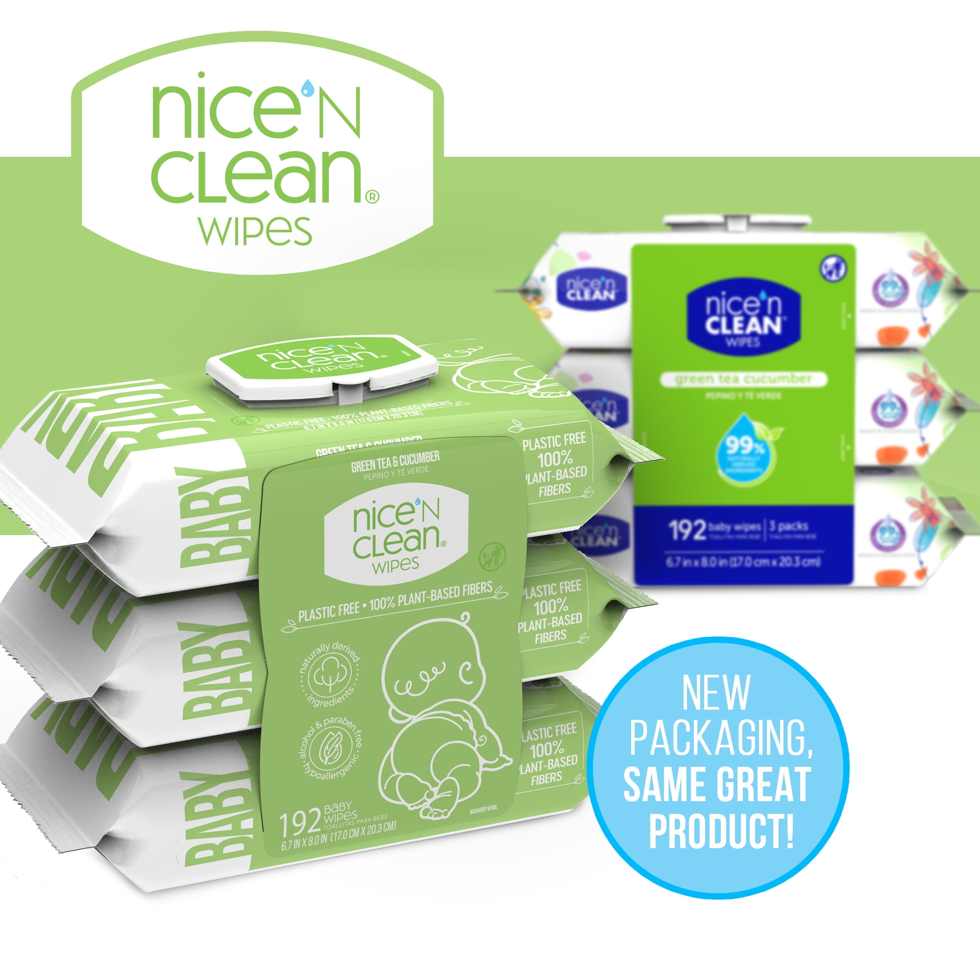 green tea and cucumber wipes