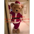 thumbnail image 2 of Disfraz de mascota de oso de peluche navideño de alta calidad, accesorios de película, juego de rol, juego de carnaval, regalo de tamaño adulto 1335, 2 of 5