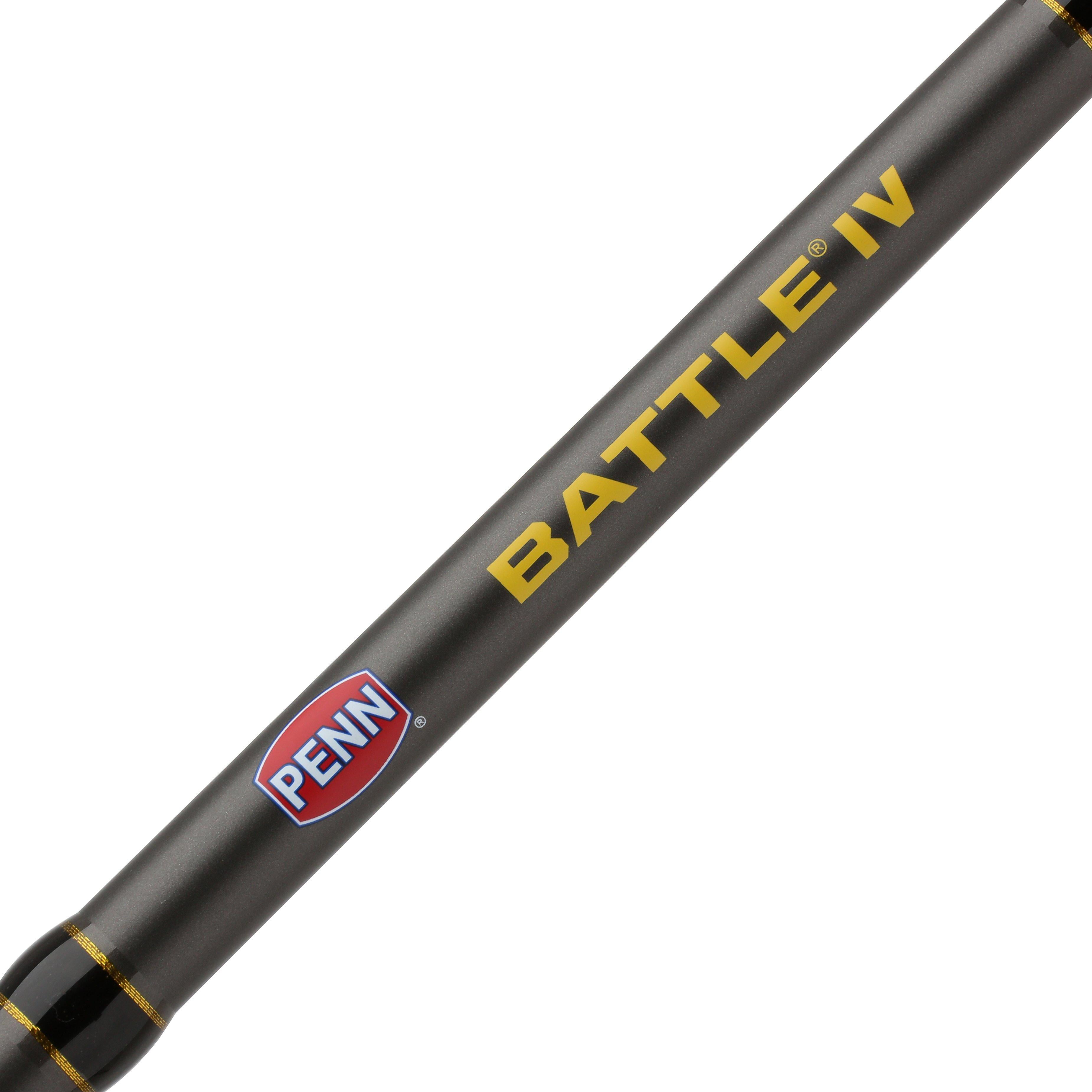 PENN Battle IV Spinning Fishing Combo, 7' Heavy Rod, 8000 Size Reel