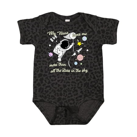 

Inktastic My Nana Loves Me Gift Baby Boy or Baby Girl Bodysuit