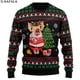 thumbnail image 2 of Suéteres de punto navideños con diseño de cerdo, divertidos y lindos, para Halloween, regalo de Navidad, para parejas, fiestas, unisex, informales, 2, 2 of 5