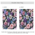 thumbnail image 4 of Yayeee Garden Flag 12"x18" Double Sided Outdoor Yard Lawn Holiday Decorations, Pink and Purple Flowers, 4 of 6