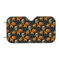 thumbnail image 7 of Balery Halloween Skull Print Car Windshield Sun Shade,Windshield Sunshade for Car Pickup Truck SUV Accessories-Medium, 7 of 7