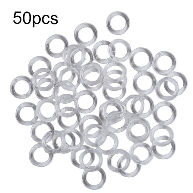 11mm Clear Plastic Roman Blind Curtain Rings Vertical Blinds Curtain Parts