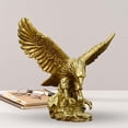 thumbnail image 4 of Resin Eagle Sculpture, Craft Collection Creative Ornament Decorative Modern Statue for Home Decor Table Centerpiece Drawing Room Office Medium, 4 of 6