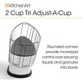 thumbnail image 2 of KitchenArt 2 Cup Tri Adjust A-Cup, Easy Pour Measuring Cup, 2 of 5
