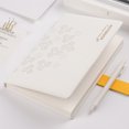 thumbnail image 4 of 1pcs Business Notebook Skin Sensation Leather A5 Notebook Black College Student Diary Record Book, 4 of 5